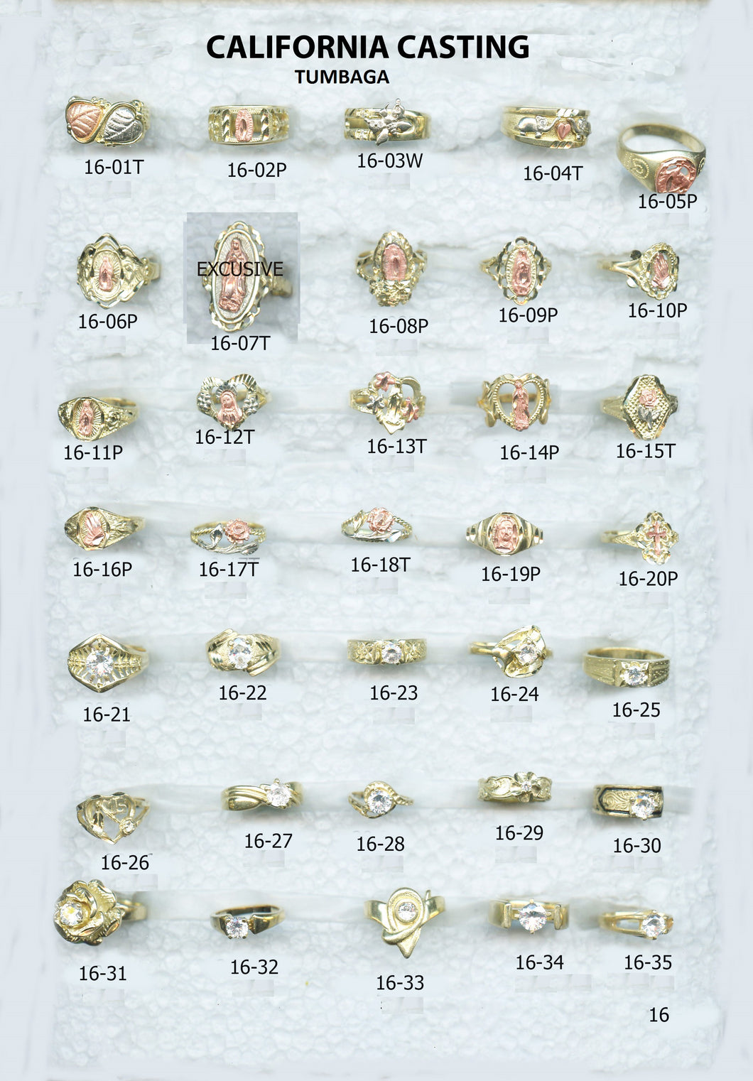 ANILLOS MUJER TRES COLORES (TUMBAGA )