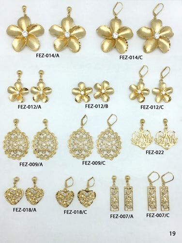 ARETES CON PIEDRA ZIRCONIA