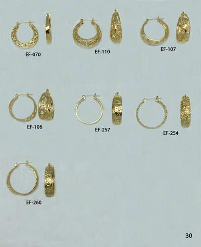 ARRACADAS DE FILIGRANA