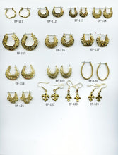 Load image into Gallery viewer, ARRACADAS, ARETES  CON GANCHO, POSTE