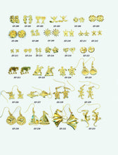 Load image into Gallery viewer, ARRACADAS, ARETES  CON GANCHO, POSTE